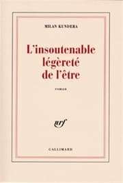 Couverture du livre L'insoutenable légèreté de l'être